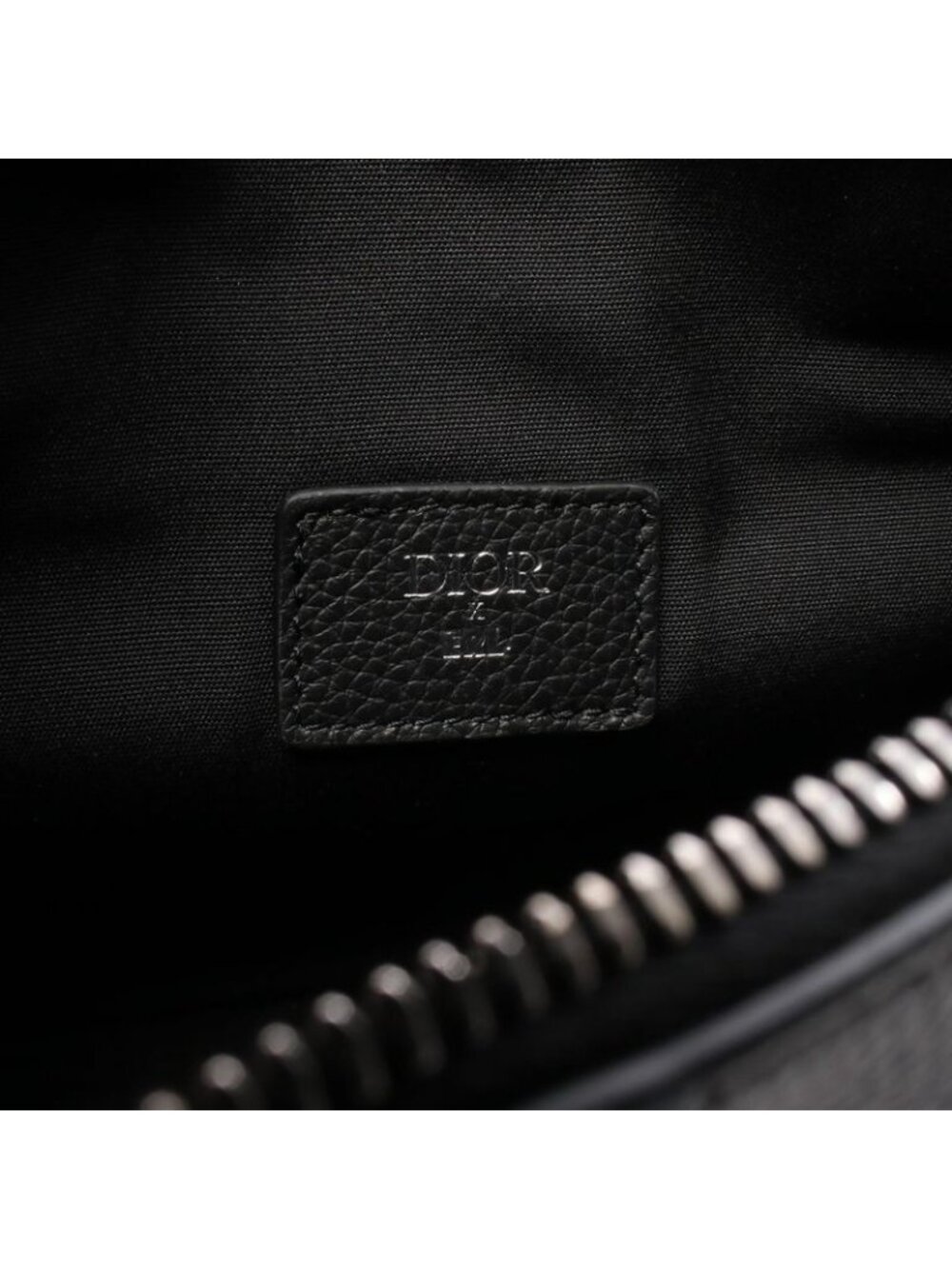 Dior Waist Bag Erl Saddle Black Leather - Picture 4 of 6